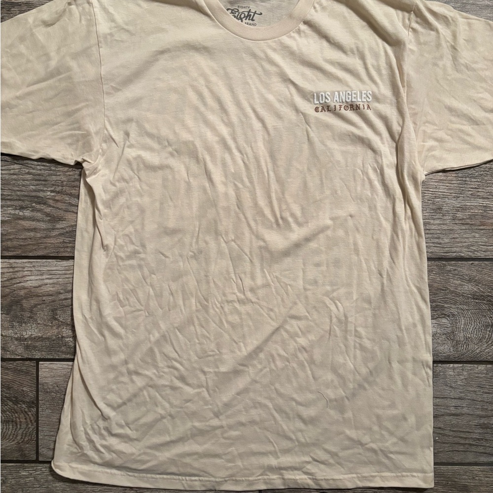 Eighty Eight Cream Short Sleeve Tshirt size XL